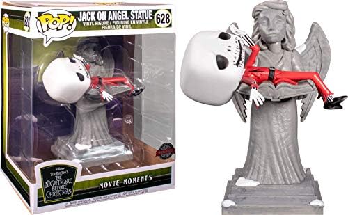 Disney Funko Pop Disney The Nightmare Before Christmas Jack on Angel Statue Movie Moment