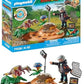 Playmobil Dinos Stegosaurus Nest with Egg Thief