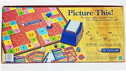 Hasbro Pictionary 15th Anniversary Edition with Special Challenge Die 2000