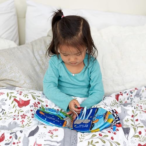 Melissa & Doug Melissa Doug K's Itsy-Bitsy Spider 8-Page Soft Activity Book for Babies