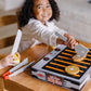 Melissa & Doug Melissa Doug Grill and Serve BBQ Set 20 pcs - Wooden Play Food and