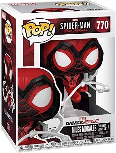 Funko Spider-Man Miles Morales Crimson Cowl Suit Pop 770 Marvel Gamerverse Vinyl Figure