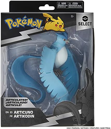 Pokemon Articuno Super-Articulated 6-Inch Figure - Collect Your Favorite Pokemon Figures