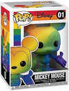 Funko POP Disney Pride - Mickey Mouse Rainbow 3.75 inches Multicolor