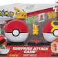 Pokemon Surprise Attack Game Featuring Pikachu and Bulbasaur - 2 Surprise Attack Balls -