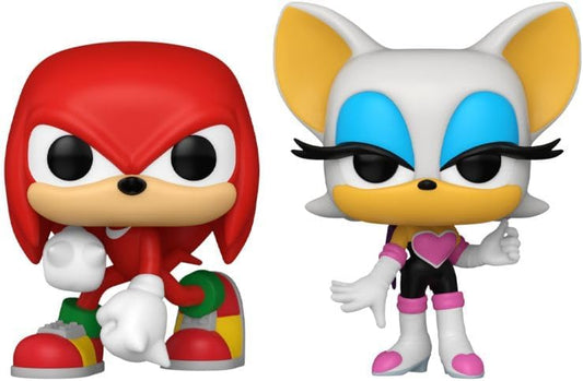 Funko Pop Sonic - Knuckles and Rouge 2pk Exc Collectable Vinyl Toy Figure - 77477