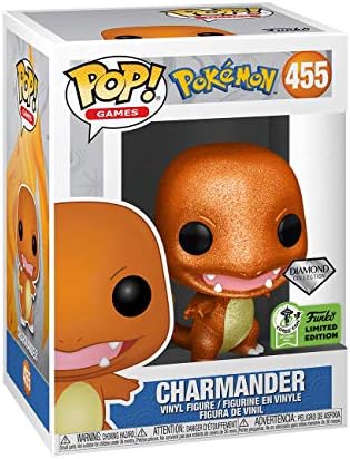 Funko Pop Pokemon 455- Charmander Diamond Glitter Vinyl Figure 2021 Spring Convention