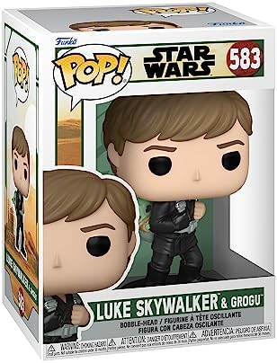 Funko Pop Star Wars The Book of Boba Fett - Luke Skywalker Grogu Training