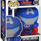 Funko POP Pop Marvel Marvel Mech - Captain America Multicolor 3.75 inches