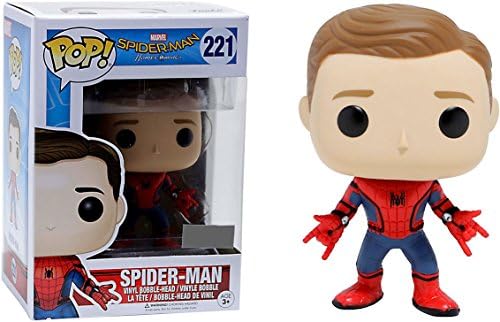 Funko POP Funko Marvel Spider-Man Homecoming Spider-Man New Suit Unmasked Action Figure