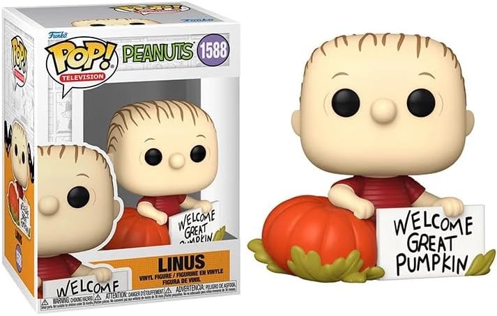 Funko Great Pumpkin Linus Pop Protector Peanuts Charlie Brown Halloween Pop TV Animation