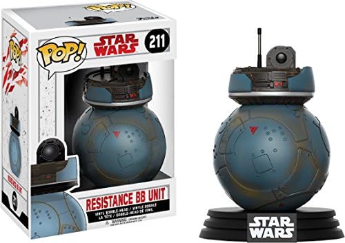 Funko Pop Star Wars The Last Jedi - Resistance BB Unit 211 Vinyl Figure Bundled with Pop