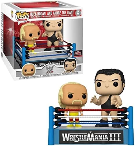 Funko Pop Hulk Hogan and Andre The Giant in The Ring 2 Pack Vinyl Figure