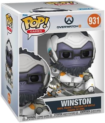 Funko POP Super Overwatch 2 - Winston - Overwatch - Collectable Vinyl Figure