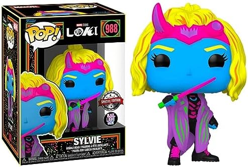 Funko POP TV Marvel Loki Sylvie Blacklight Target