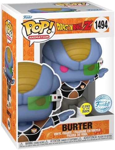 Funko Pop Dragon Ball Z Burter Glow-in-The-Dark Vinyl Figure 1494
