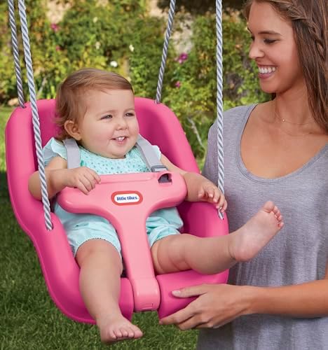 Little Tikes 2-in-1 Snug 'n Secure Swing Magenta