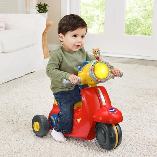 VTech 2-in-1 Map and Go Scooter for Toddlers Pink