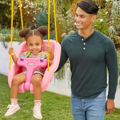 Little Tikes 2-in-1 Snug 'n Secure Swing Magenta