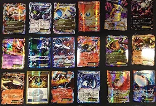 Pokemon TCG 100 Card LOT Rare COMUNC Holo Guaranteed EX MEGA OR Full Art