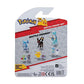 Pokemon 3 Pack-Features 2 Snorunt Pikipek and 3-Inch Galarian Ponyta Battle Figures Black