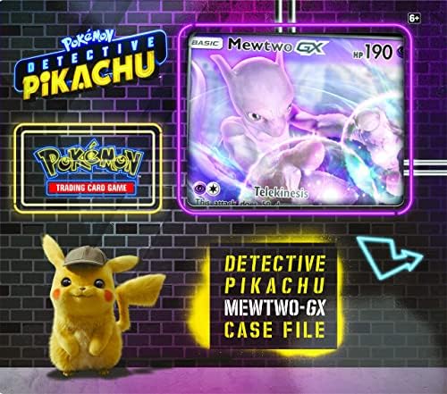 Pokemon TCG Detective Pikachu Mewtwo-Gx Case File 6 Booster Pack A Foil Promo Gx Card A