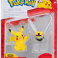 Pokemon Fighting Figure2 Pack 5 and 8cm Figure Toy Set Ninja Box and Pikachu