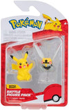 Pokemon Fighting Figure2 Pack 5 and 8cm Figure Toy Set Ninja Box and Pikachu