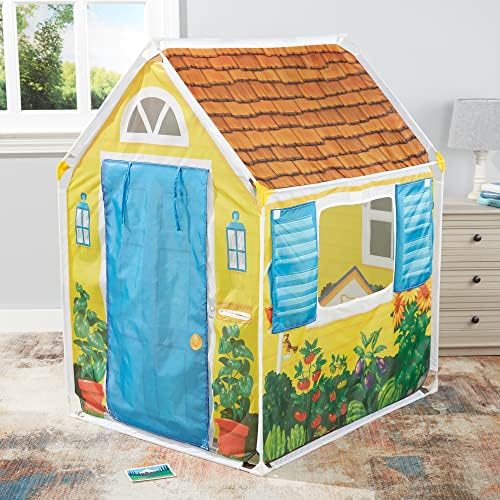 Melissa & Doug Melissa Doug Cozy Cottage Fabric Play Tent and Storage Tote Yellow