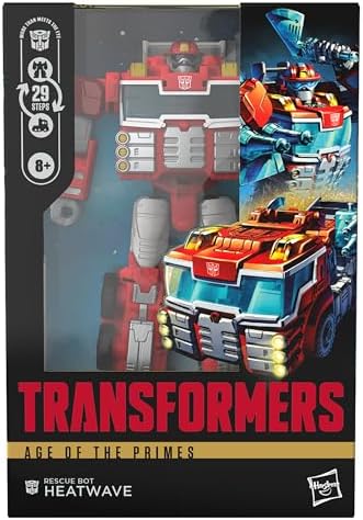 Transformers Age of The Primes Voyager Class Rescue Bot Heatwave 7-inch Converting Action