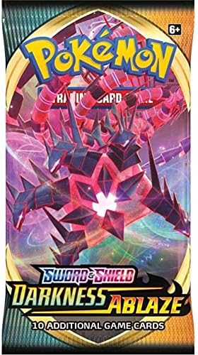 Pokemon 174-81712 Pokemon-Sword Shield Darkness Ablaze-Booster Packet