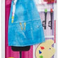 Barbie Fashions - Painting Pretty Artist Doll Outfit with Color Palette Paintbrushes
