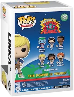 Funko POP Animation Captain Planet - Linka - Captain Planet and The Planeteers - Collectable Vinyl Figure