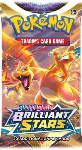 Pokemon TCG Sword Shield - Brilliant Stars Booster Pack 10 Cards Per Pack