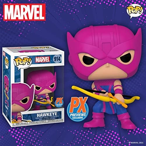 Funko POP Marvel Avengers - Classic Hawkeye PX Previews Pop Vinyl Figure Bundled with