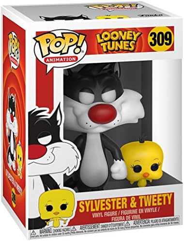 Funko Pop Animation Looney Tunes - Sylvester and Tweety Vinyl Figure Bundled with Pop Box