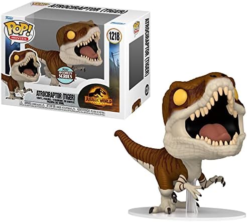 Funko Pop Movies Jurassic World 3 Dominion Collectors Set - 5 Figure Set Ghost Tiger