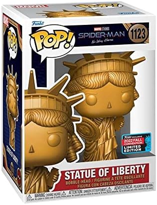Funko Pop Marvel Spider-Man No Way Home - Statue of Lady Liberty Fall Convention - Spider-Man - Amazon - Collectable Vinyl Figure