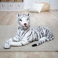 Melissa & Doug Melissa Doug Giant Siberian White Tiger - Lifelike Stuffed Animal over 5 feet long - Extra Large Plush