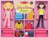 Melissa & Doug Melissa Doug Abby and Emma Deluxe Magnetic Wooden Dress-Up Doll