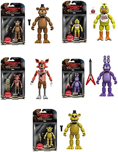 Funko Five Nights at Freddy's 5-inch Series 1 Action Figures Set of 5