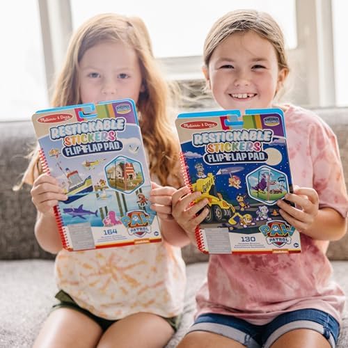 Melissa & Doug Melissa Doug PAW Patrol Restickable Sticker Book Classic Missions Activity