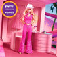 Barbie The Movie Doll Margot Robbie as in Pink Western Outfit Pinksilver