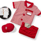 Melissa & Doug Melissa Doug unisex-children Server Role Play Costume Dress-Up Set With