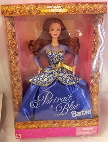 BARBIE Portrait in Blue Doll