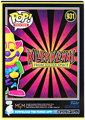 Funko Spirit Halloween Killer Klowns from Outer Space Blacklight Jumbo POP Figure