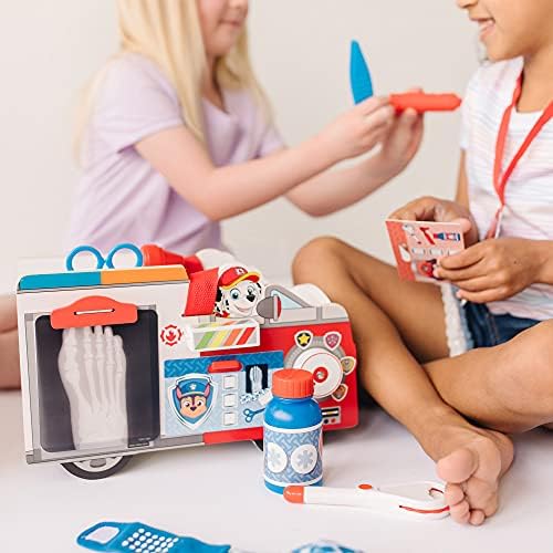 Melissa & Doug Melissa Doug PAW Patrol Marshall's Wooden Rescue EMT Caddy 14 Pieces