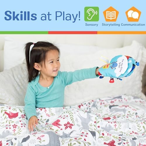 Melissa & Doug Melissa Doug K's Itsy-Bitsy Spider 8-Page Soft Activity Book for Babies