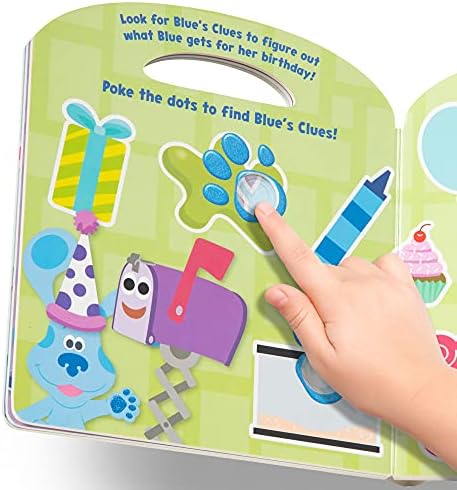 Melissa & Doug Melissa Doug Blue's Clues You Children's Book - Poke-A-Dot Shapes with
