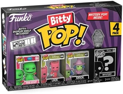 Funko Bitty Pop The Nightmare Before Christmas - Oogie Boogie 4PK - Oogie Boogie Lock